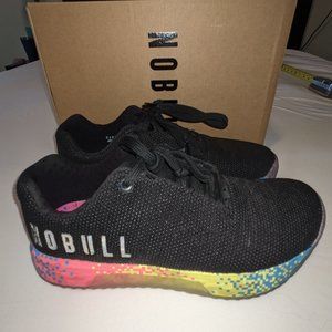 Nobull Trainer+ Black Glitch Unisex Shoe Men's 8 Women's 9.5
